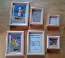 Set Holz  Fotorahmen Massiv