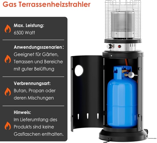 Heizstrahler terrasse kw - 6,5,