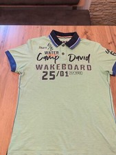 CAMP DAVID Polo Shirt Gr. M Grün wie NEU  bekannt aus ?DSDS Dieter Bohlen ?