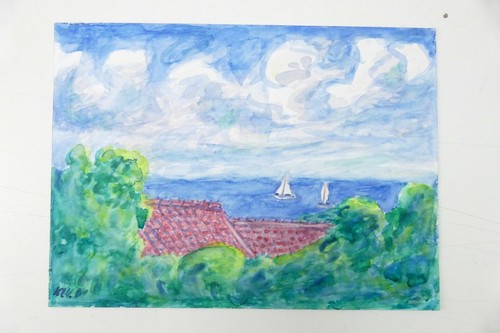 Wilhelm klußmann aquarell - wilhelm,