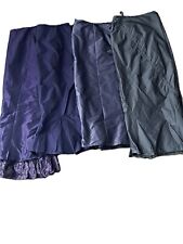 Damen Rock Damen Midi Rock Knitter Rock Satin/ Knitter Optik, VERA MONT , NEU