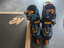 K2 Inline Skates für Kinder, Rider Pro Pack,  Größe 29-34 blau/orange