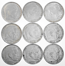 18 x 5 Reichsmark 1936-1939