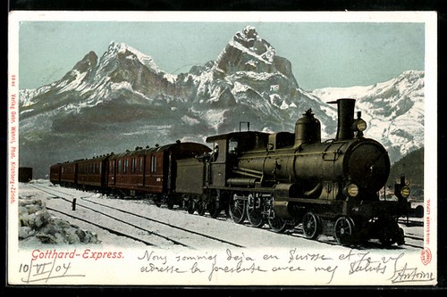 Gotthardbahn - ak,