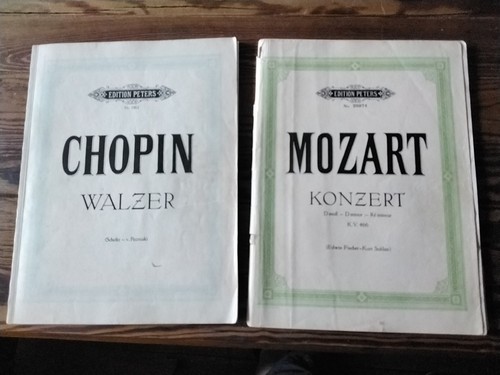 Noten chopin walzer mozart - chopin,