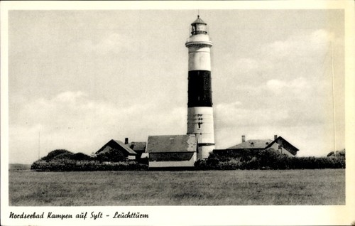 Kampen auf sylt leuchtturm - auf, sylt,