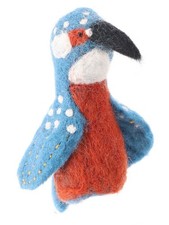 Handgemachte Fingerpuppe aus