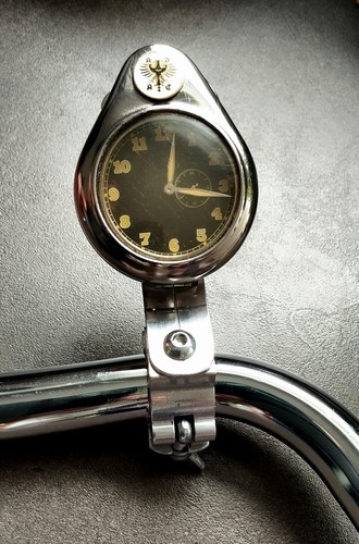 Oldtimer motorrad lenkeruhr - oldtimer,