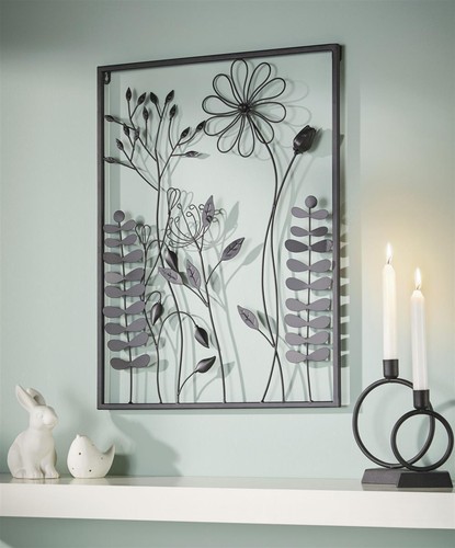 Wandbild metall black - 3d,