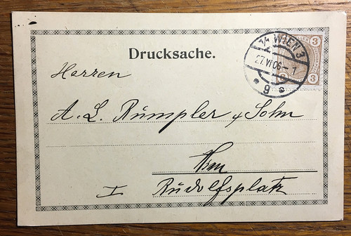 Geschäfts drucksache - k.u.k.,