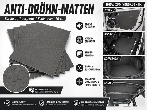 Antidröhnmatte bitumen - antidröhnmatte,