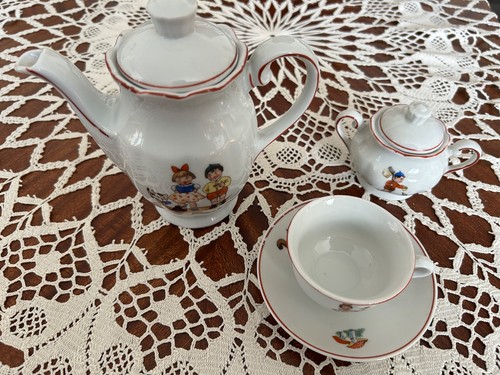Kinderkaffee service retro - service,, retro/
