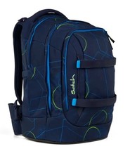 Satch Pack Schulrucksack Blau (Blue Tech) – Guter Zustand, viel Stauraum!
