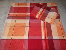 TCM Tchibo warme Bettwäsche - 2- teilig -rot kariert - 135 x 200 cm- Normalgröße