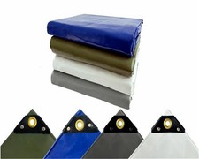 PVC LKW Abdeckplane Schutzplane ca. 650gm² Gewebeplane mit Ösen wasserdicht