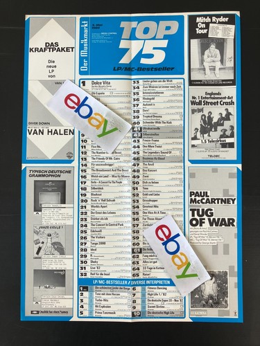 Musikmarkt charts plakat - charts,
