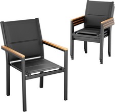 2/4/6er Set Alu Stapelstühle