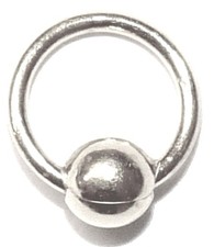 Nagelpiercings mittelgroß Ø