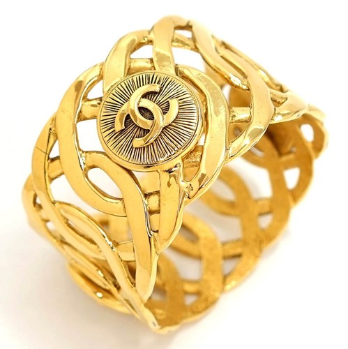 Chanel logo runder armreif - logo,