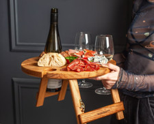 Weintisch im Freien, Tragbarer