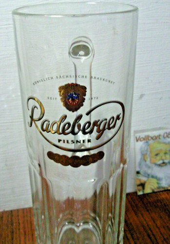Radeberger bier glas - glas, krug