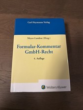 Formular-Kommentar Gmbh-Recht
