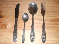 WMF 90er Silberauflage - Wien - Tafelbesteck-Set 4 Teile - gut - anschauen