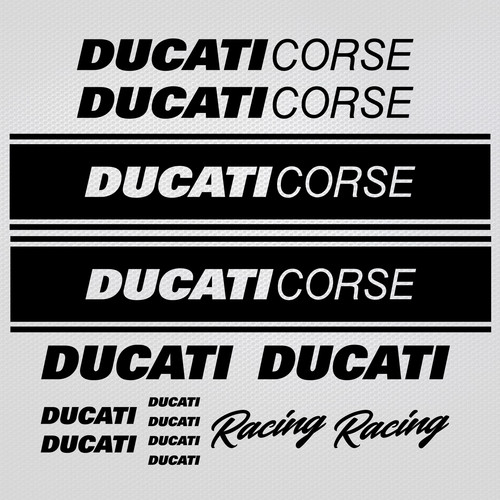 Ducati corse aufkleber - corse,