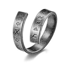 EDELSTAHL *** Ring  Wickelring