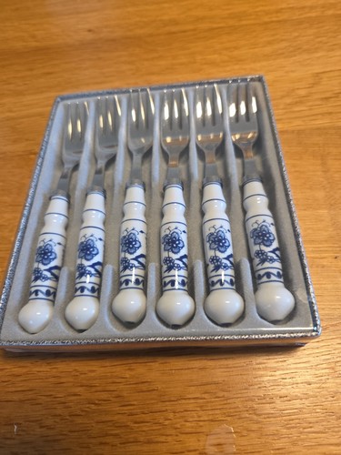 Kuchengabeln zwiebelmuster - 6,
