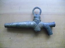 Antiker Zapfhahn- Antiker Messing Zapfhahn/Fasshahn- 19. /20. Jh.