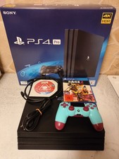 Sony PlayStation 4 Pro 1TB Spielekonsole KOMPLETT - Schwarz