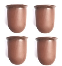 4 Stk Tonbecher 0,2 l Becher