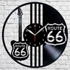 Route 66 Vinyl Record Wall