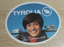 Alter Aufkleber | Sticker TYROLIA Ski - Rosi Mittermaier