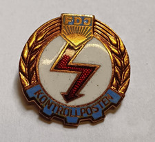 DDR FDJ Abzeichen Kontrollposten der FDJ