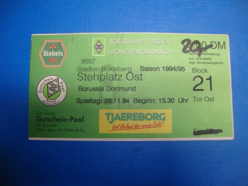 Ticket borussia - 94/95,