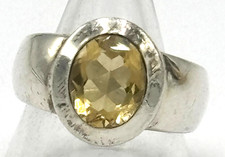 Vintage ring citrin - citrin, 0,925
