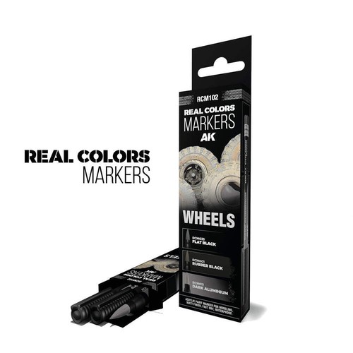 Wheels markers set - markers,