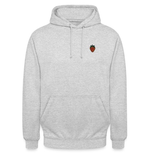 Erdbeere stickerei unisex - erdbeere,