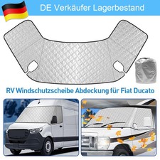 Neu Frontscheibenabdeckung Bugschutzplane Sonnenschutz für Fiat Ducato Wohnmobil