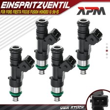 4x Einspritzventil Einspritzdüse Injektor für Ford Fiesta Focus Fusion Mondeo IV