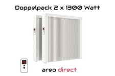 Elektroheizung 2x1300w heizung - elektroheizung,