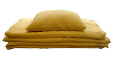 Leinen Bettwäsche Set 2Tlg. Mais Gelb 100% Öko Leinen 135x200/80x80 