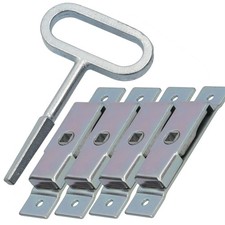 4x Zungenschloss 125x28mm