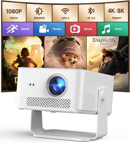 Smart beamer hy450max 800 - smart, 4k