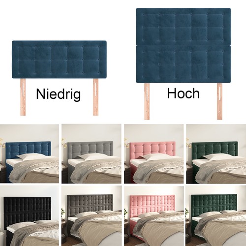 Samt bett kopfteil - bett,