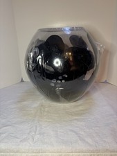 New! IKEA KNUBBIG Black Floral