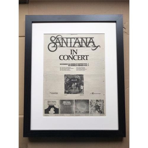 Santana concert 1976 - in,