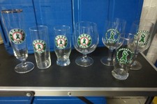 Altes Bierglas Bären Brauerei Berlin Konvolut 7 Stück